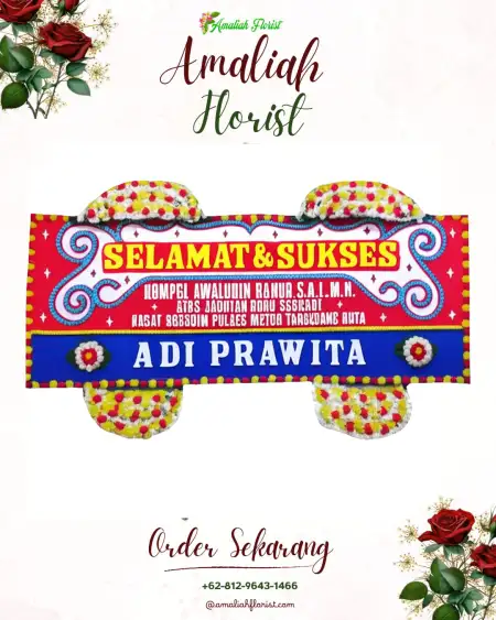 Papan Bunga Ucapan Selamat Alolama